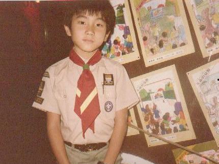 刘恺威小时候的照片